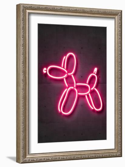 Balloon dog-O.M.-Framed Giclee Print