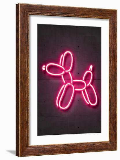 Balloon dog-O.M.-Framed Giclee Print