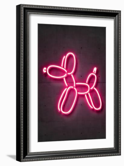 Balloon dog-O.M.-Framed Giclee Print