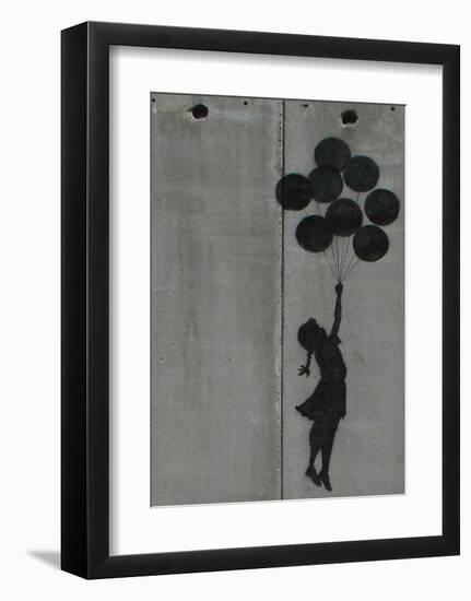 Balloon girl-Banksy-Framed Art Print