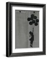 Balloon girl-Banksy-Framed Art Print