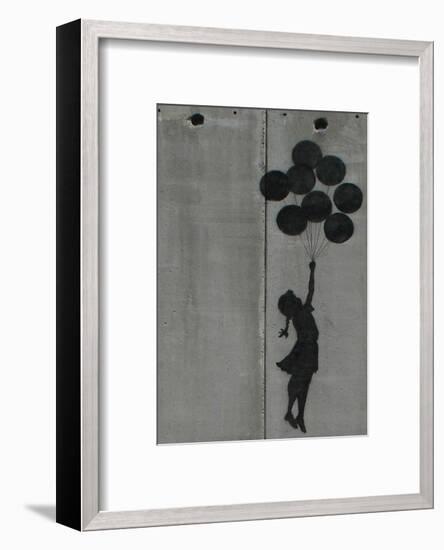 Balloon girl-Banksy-Framed Art Print