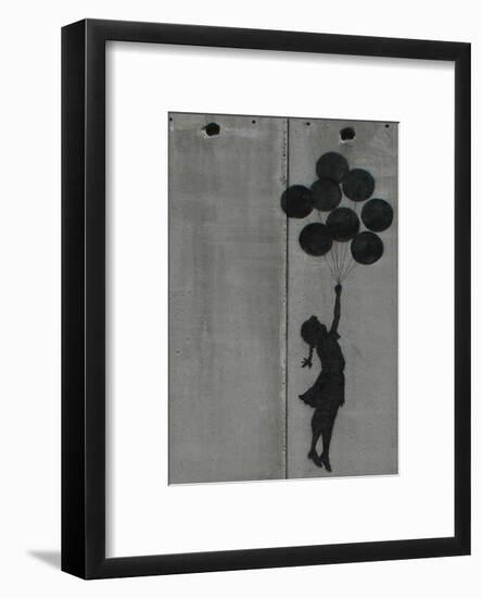 Balloon girl-Banksy-Framed Art Print