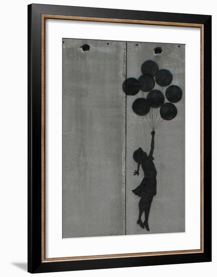 Balloon girl-Banksy-Framed Giclee Print