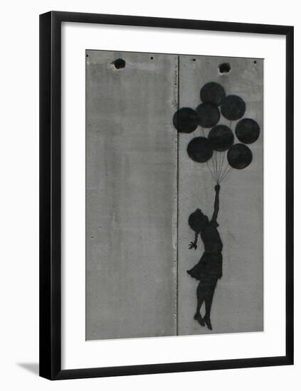 Balloon girl-Banksy-Framed Giclee Print