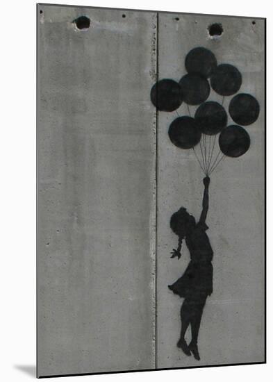 Balloon girl-Banksy-Mounted Giclee Print