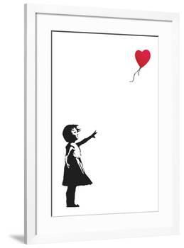 Balloon Girl-Banksy-Framed Art Print