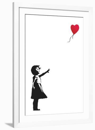 Balloon Girl-Banksy-Framed Art Print