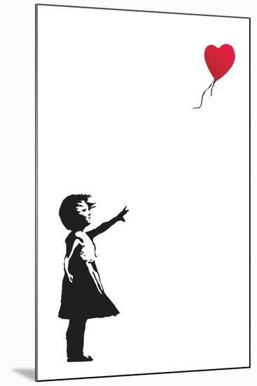 Balloon Girl-Banksy-Mounted Art Print
