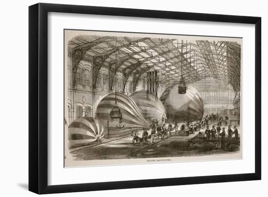 Balloon Manufactory-French-Framed Giclee Print