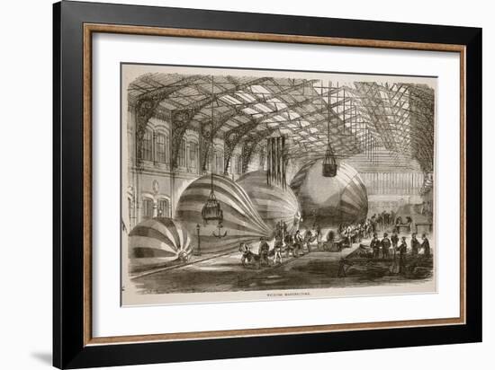 Balloon Manufactory-French-Framed Giclee Print