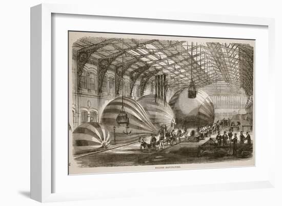 Balloon Manufactory-French-Framed Giclee Print