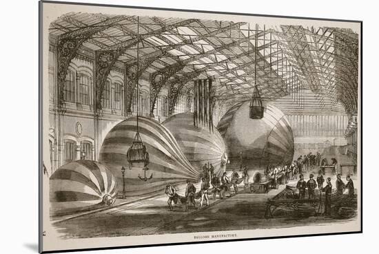 Balloon Manufactory-French-Mounted Giclee Print