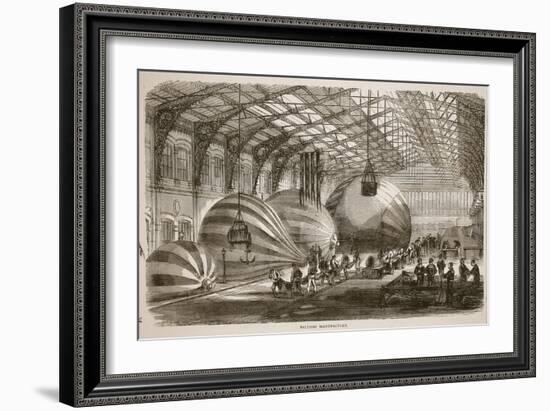 Balloon Manufactory-French-Framed Giclee Print