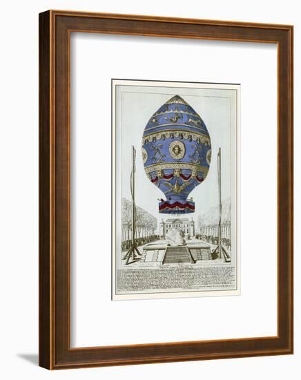 Balloon of de Rozier and d'Arlandes Makes Its First Manned Ascent-null-Framed Photographic Print