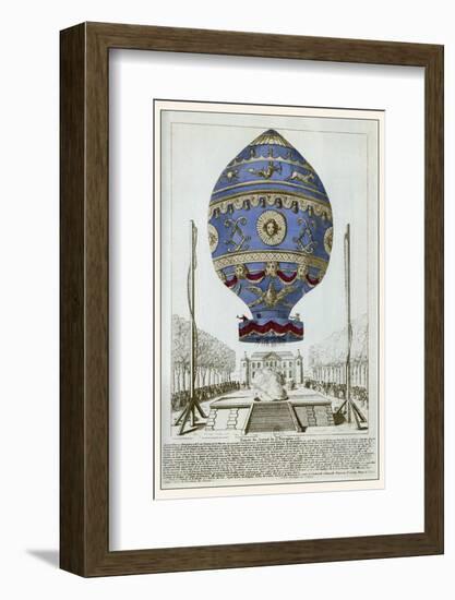 Balloon of de Rozier and d'Arlandes Makes Its First Manned Ascent-null-Framed Photographic Print