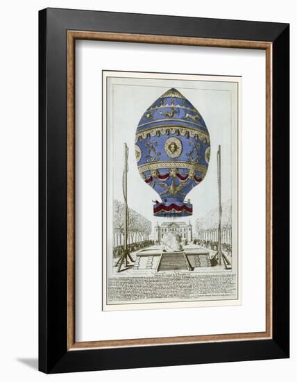 Balloon of de Rozier and d'Arlandes Makes Its First Manned Ascent-null-Framed Photographic Print