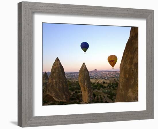 Balloon Ride over Cappadocia, Turkey-Joe Restuccia III-Framed Photographic Print