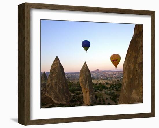 Balloon Ride over Cappadocia, Turkey-Joe Restuccia III-Framed Photographic Print