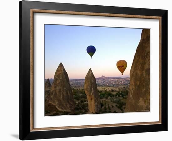 Balloon Ride over Cappadocia, Turkey-Joe Restuccia III-Framed Photographic Print