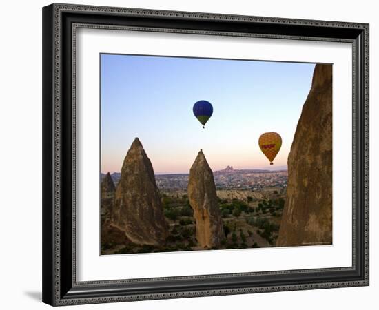 Balloon Ride over Cappadocia, Turkey-Joe Restuccia III-Framed Photographic Print