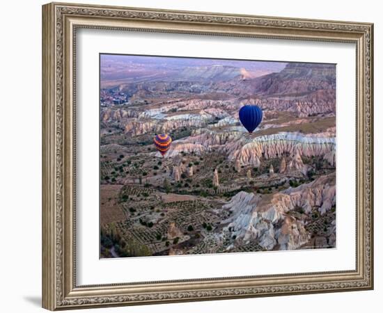 Balloon Ride over Cappadocia, Turkey-Joe Restuccia III-Framed Photographic Print