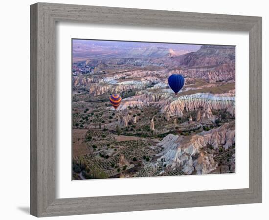 Balloon Ride over Cappadocia, Turkey-Joe Restuccia III-Framed Photographic Print