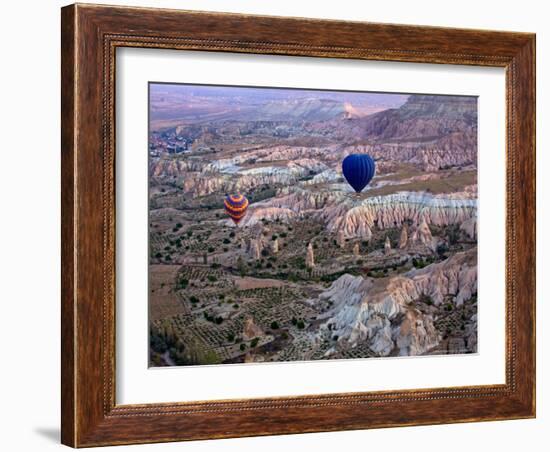 Balloon Ride over Cappadocia, Turkey-Joe Restuccia III-Framed Photographic Print