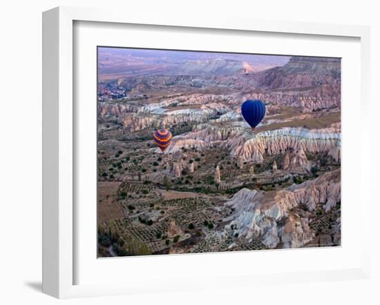 Balloon Ride over Cappadocia, Turkey-Joe Restuccia III-Framed Photographic Print