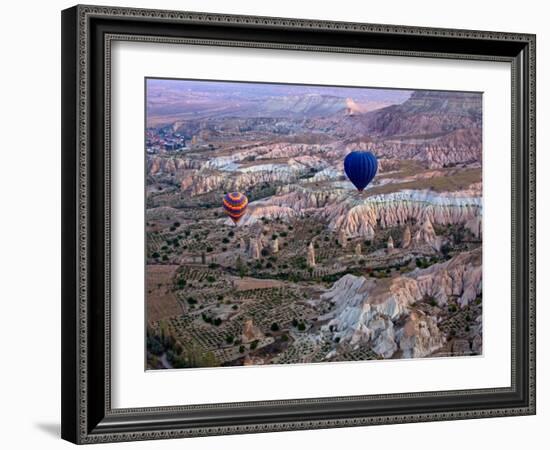 Balloon Ride over Cappadocia, Turkey-Joe Restuccia III-Framed Photographic Print