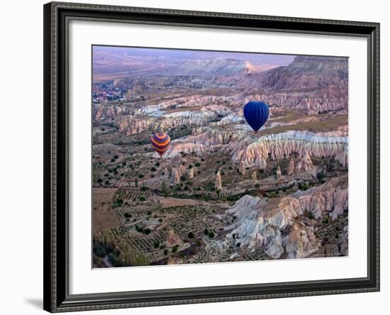 Balloon Ride over Cappadocia, Turkey-Joe Restuccia III-Framed Photographic Print