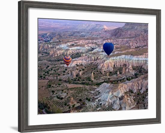 Balloon Ride over Cappadocia, Turkey-Joe Restuccia III-Framed Photographic Print