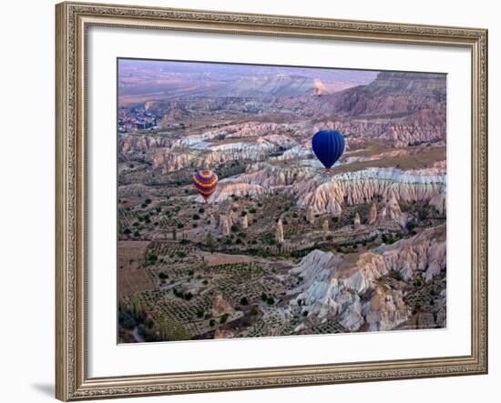 Balloon Ride over Cappadocia, Turkey-Joe Restuccia III-Framed Photographic Print