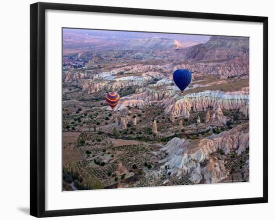 Balloon Ride over Cappadocia, Turkey-Joe Restuccia III-Framed Photographic Print