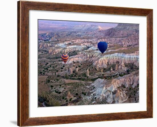 Balloon Ride over Cappadocia, Turkey-Joe Restuccia III-Framed Photographic Print