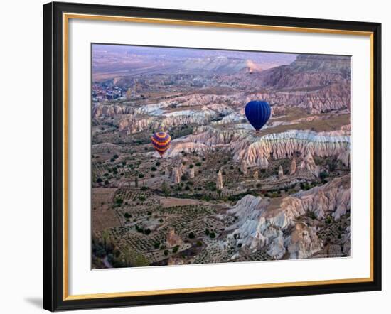 Balloon Ride over Cappadocia, Turkey-Joe Restuccia III-Framed Photographic Print