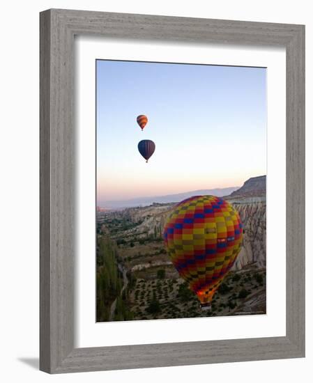 Balloon Ride over Cappadocia, Turkey-Joe Restuccia III-Framed Photographic Print