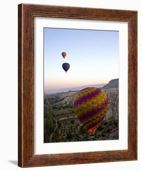 Balloon Ride over Cappadocia, Turkey-Joe Restuccia III-Framed Photographic Print