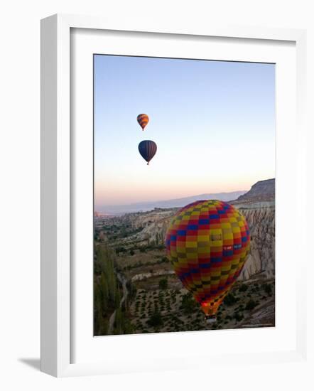 Balloon Ride over Cappadocia, Turkey-Joe Restuccia III-Framed Photographic Print