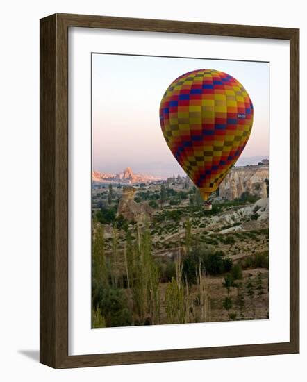 Balloon Ride over Cappadocia, Turkey-Joe Restuccia III-Framed Photographic Print