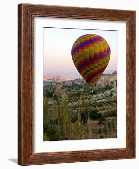 Balloon Ride over Cappadocia, Turkey-Joe Restuccia III-Framed Photographic Print