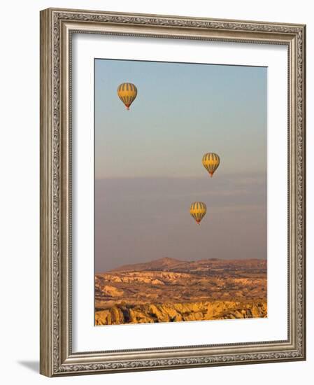 Balloon Ride over Cappadocia, Turkey-Joe Restuccia III-Framed Photographic Print