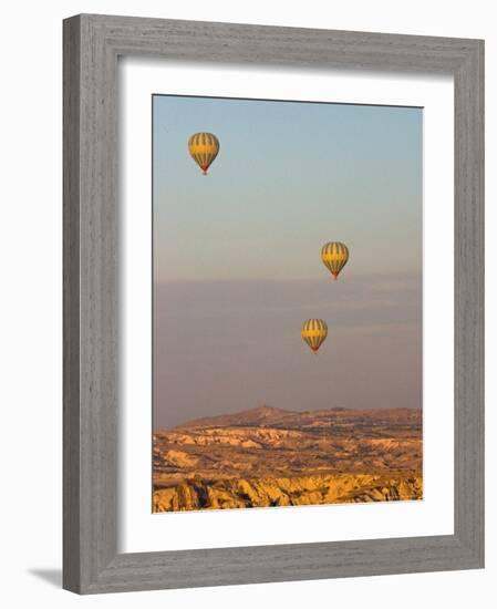 Balloon Ride over Cappadocia, Turkey-Joe Restuccia III-Framed Photographic Print