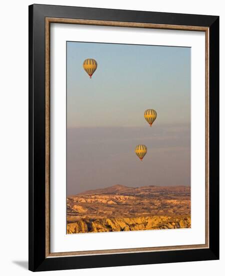 Balloon Ride over Cappadocia, Turkey-Joe Restuccia III-Framed Photographic Print