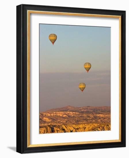 Balloon Ride over Cappadocia, Turkey-Joe Restuccia III-Framed Photographic Print