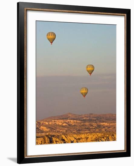 Balloon Ride over Cappadocia, Turkey-Joe Restuccia III-Framed Photographic Print