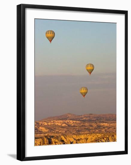 Balloon Ride over Cappadocia, Turkey-Joe Restuccia III-Framed Photographic Print