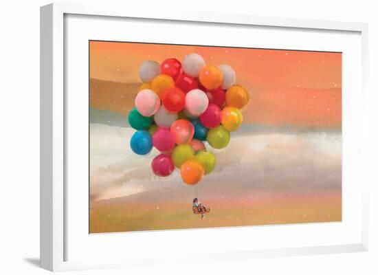 Balloon Ride-Nancy Tillman-Framed Art Print