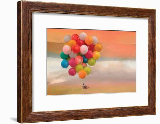 Balloon Ride-Nancy Tillman-Framed Art Print