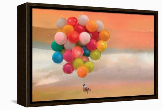 Balloon Ride-Nancy Tillman-Framed Stretched Canvas